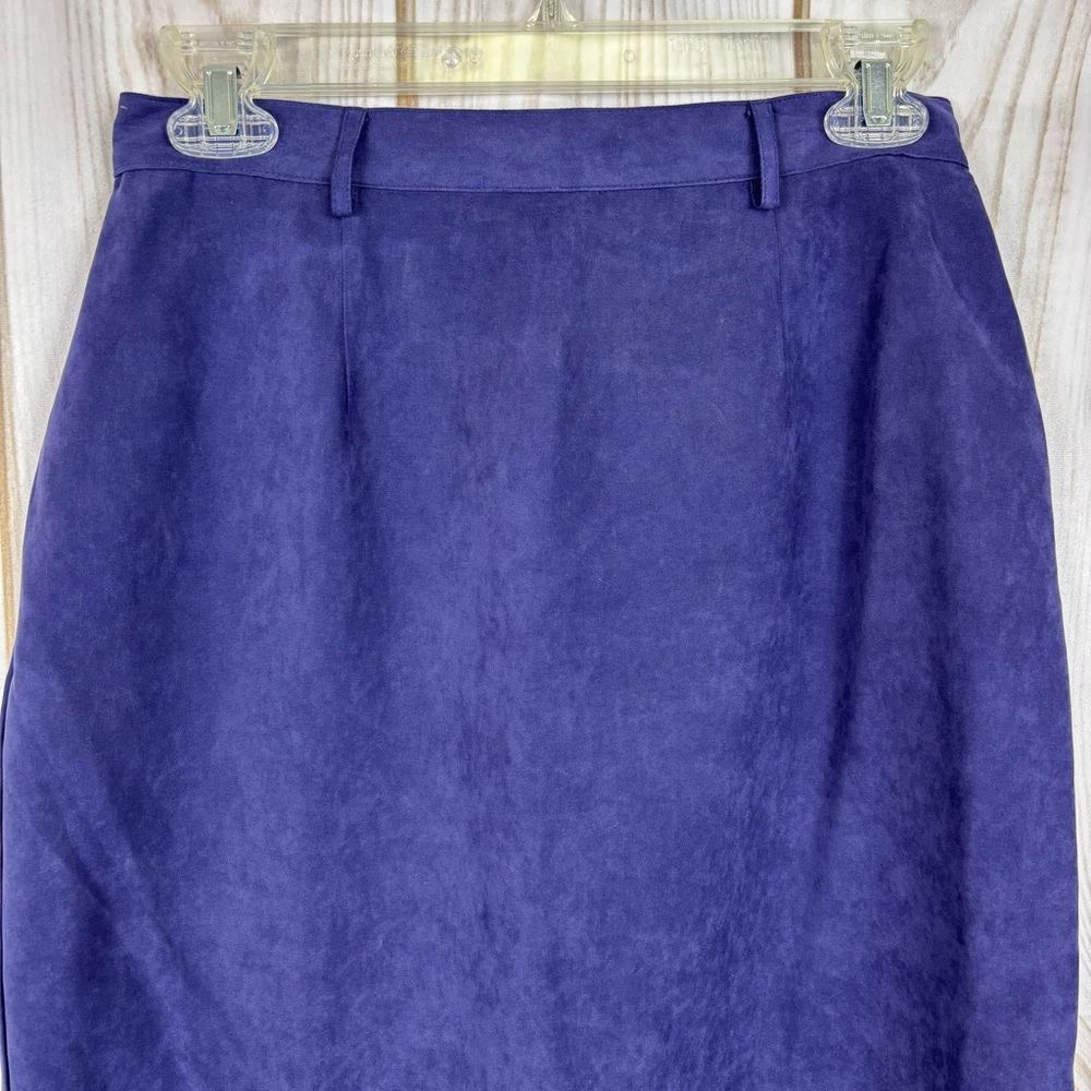 Vintage Petite Sophisticate 90's Classic 2Pc Set V-Neck Vest Pencil Skirt Size 8 - Picture 4 of 16